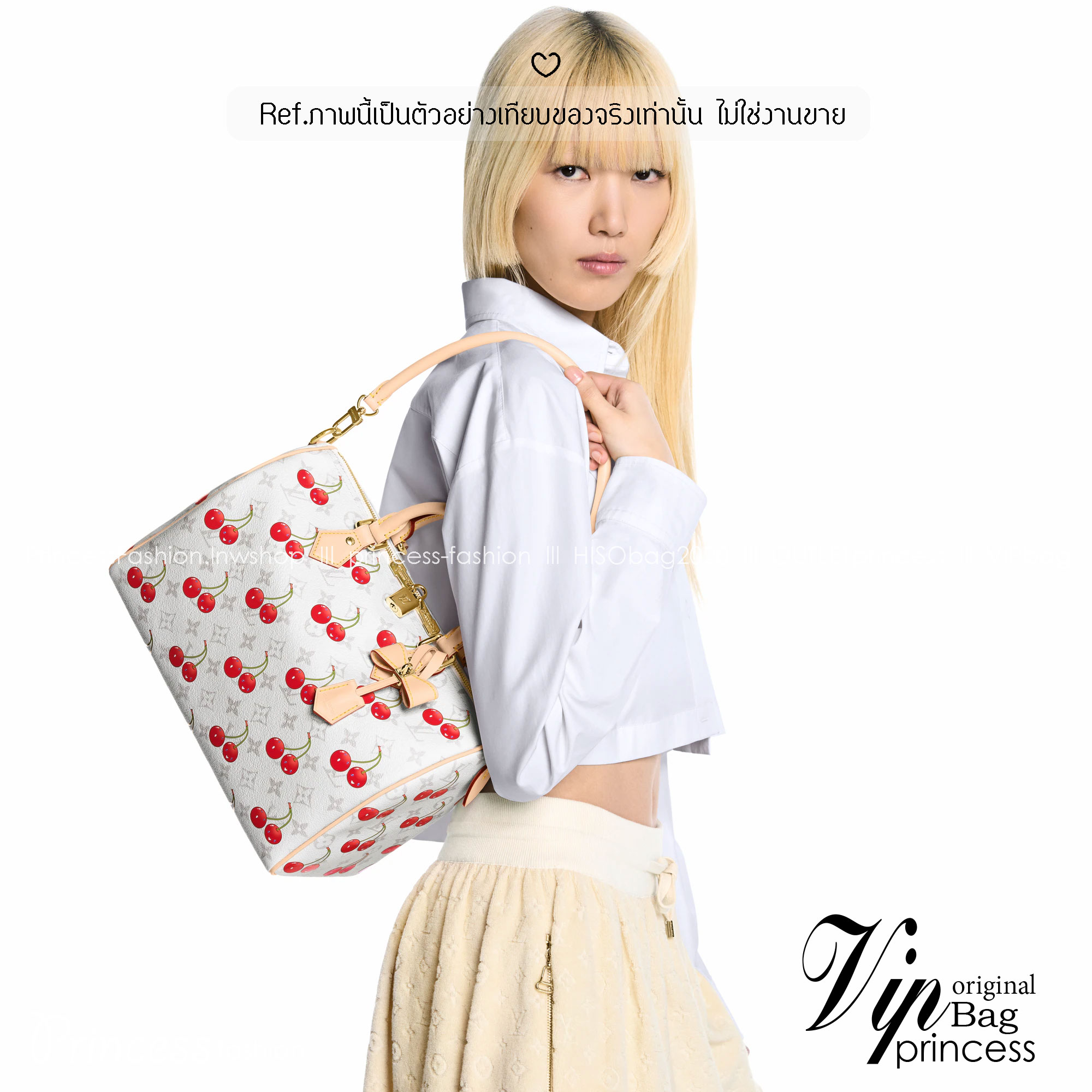 ORI หนังแท้ | LV x TM Bolsa Speedy Soft 30 Monogram cherry ช่วงนี้หน้าเชอรรี่ 🍒 กำลังออก 3 สีสุดฮอตเลือกช็อปได้เลยค่า กระเป๋าสะพายทรงหมอนใบใหญ่ ดีไซน์ใหม่มีชีวิตชีวา แสนสดใสด้วยโมโนแกรมแต่งดีเทลลายเชอร์รี่โดดเด่นสะท้อนความงามเปี่ยมสีสันอันเป็นเอกล