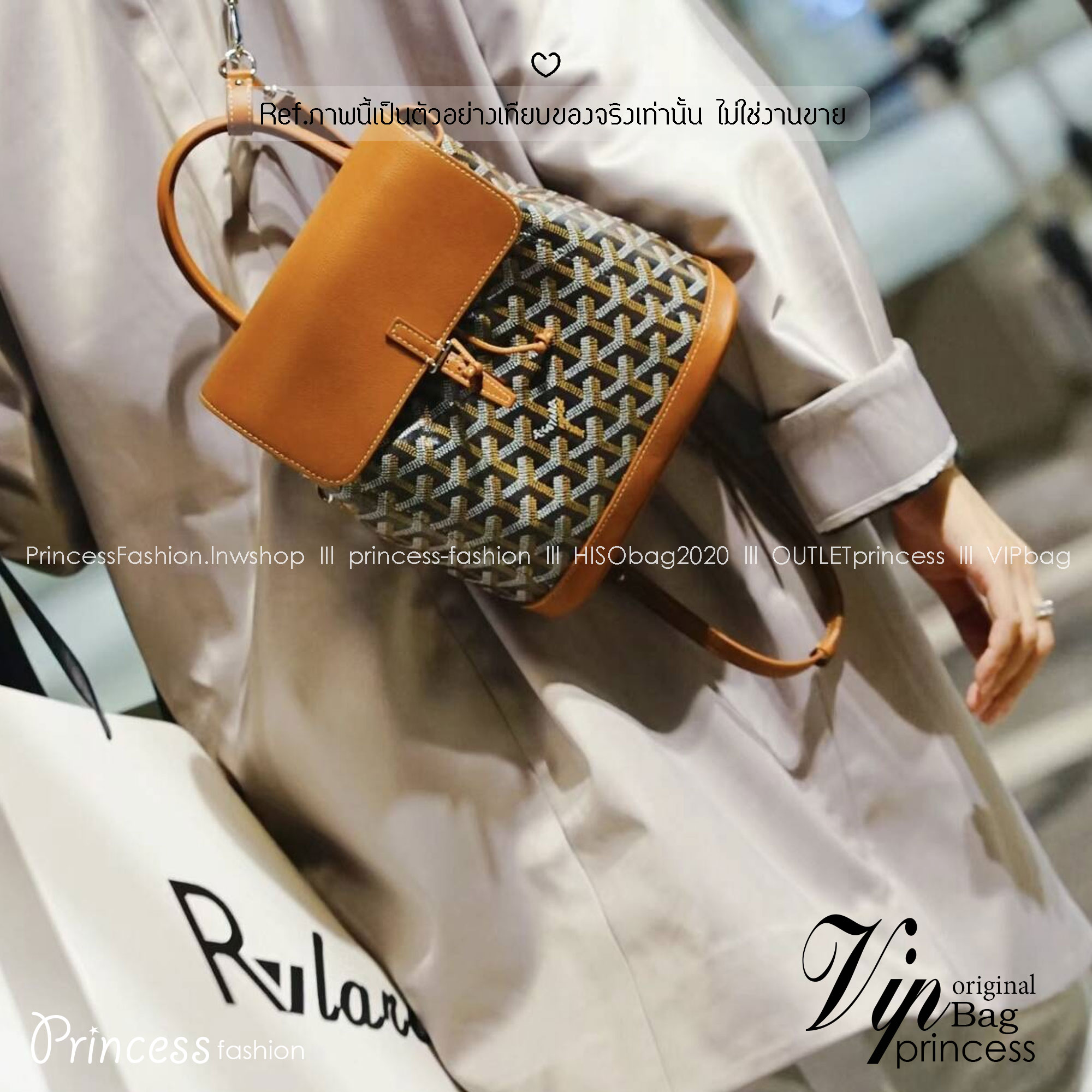 Goyard Alpin Mini Backpack กระเป๋าเป้สะพายหลัง ปรับถือหรือสะพายข้างได้อย่างลงตัว ไซส์มินิ 19cm ขนาดกำลังสวยน่าใช้ ภายในโล่งกว้าง ใส่ของสำคัญได้ ใบนี้คุ้มค่าราคามากๆ ทั้งดีไซน์และฟังก์ชั่นการใช้งาน ตอบโจทย์แน่นอนจ้า