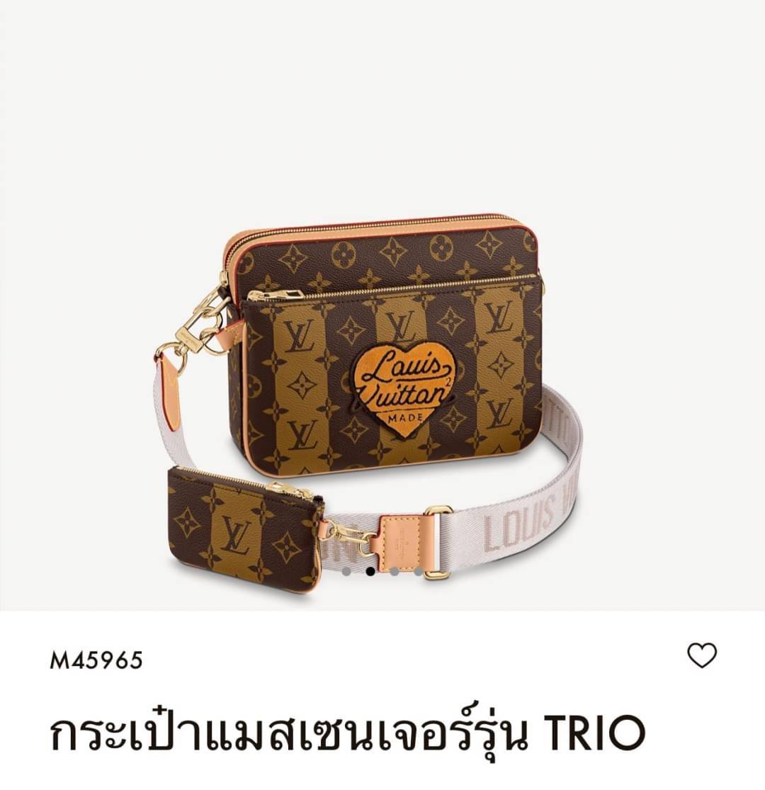 LV Trio messenger เกรดใช้งานสลับใบจริงได้ เทพออริจินอล เนื้องานสวยงาม หนังแท้ ใช้ได้ทั้งชายหญิง ภาพสินค้าถ่ายจากงานขายจริงใช้งานต่างประเทศได้