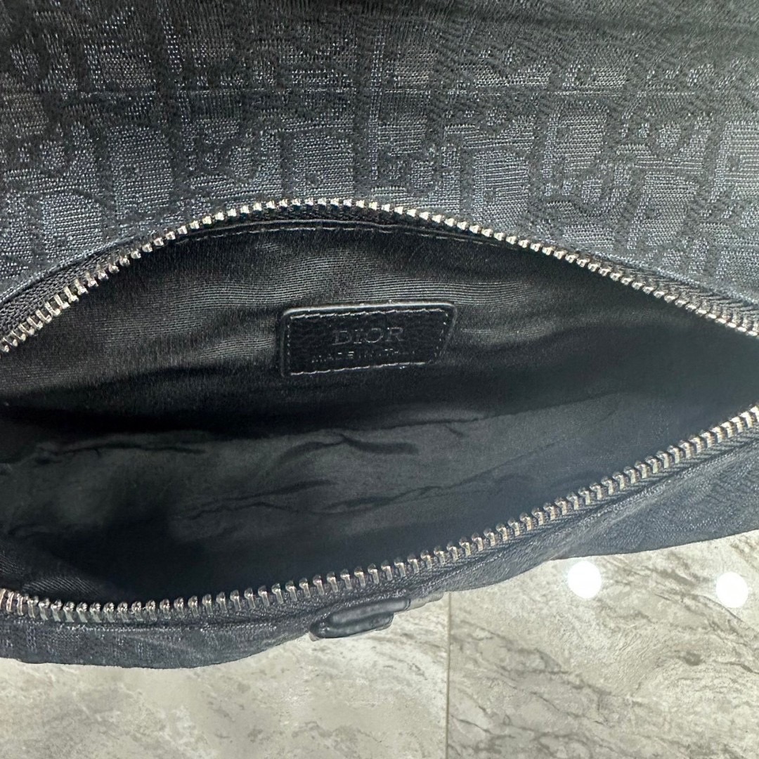 พร้อมส่ง 2 สี DIOR Saddle Bag Black Dior Oblique Jacquard กระเป๋าคาดอกดิออร์ เกรดออริ สลับแท้ 1:1 ใช้ต่างประเทศได้