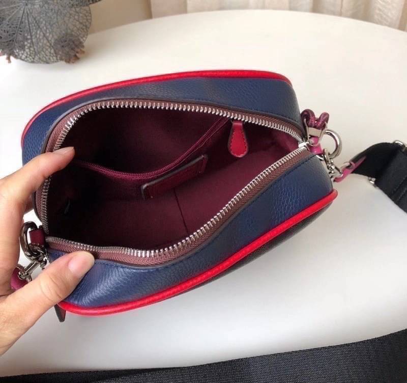 Coach DEMPSEY CAMERA BAG IN SIGNATURE CANVAS WITH FAIR ISLE GRAPHIC (COACH C1541)