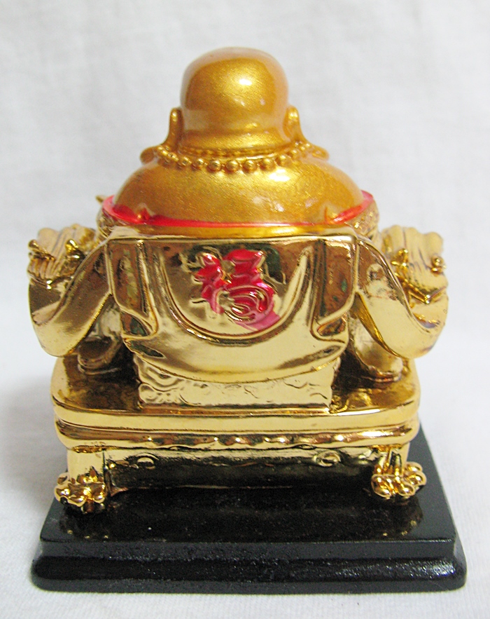 สินค้าหมดค่ะ พระบูชาพระสังกัจจายน์ พระแห่งโชคลาภ องค์สีทองนั่งเก้าอี้ แก้ชงปี2561ค่ะ