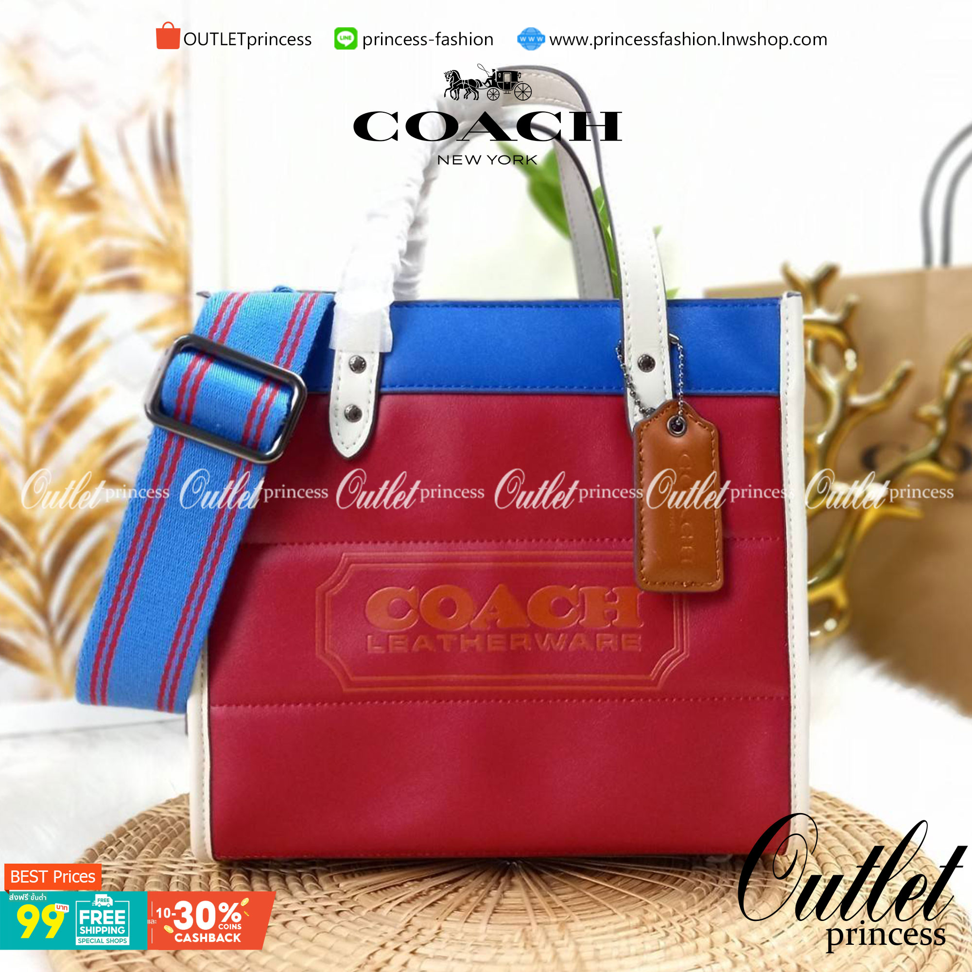 COACH CASUAL STYLE STREET STYLE 2WAY PLAIN LEATHER ELEGANT STYLE (C6958 C6852) 🌺 ที่สุด! ของที่สุด!! กระเป๋าถือ กระเป๋าสะพายรูปทรงสุดฮิต สุดคลาสสิค รุ่น UNISEX ที่ชิคๆ สบายๆ ได้ทั้งชายและหญิง// วัสดุหนังแท้ทั้งใบ ตัดเย็บด้วยหนังเนื้อนุ่มพิเศษ หนา 