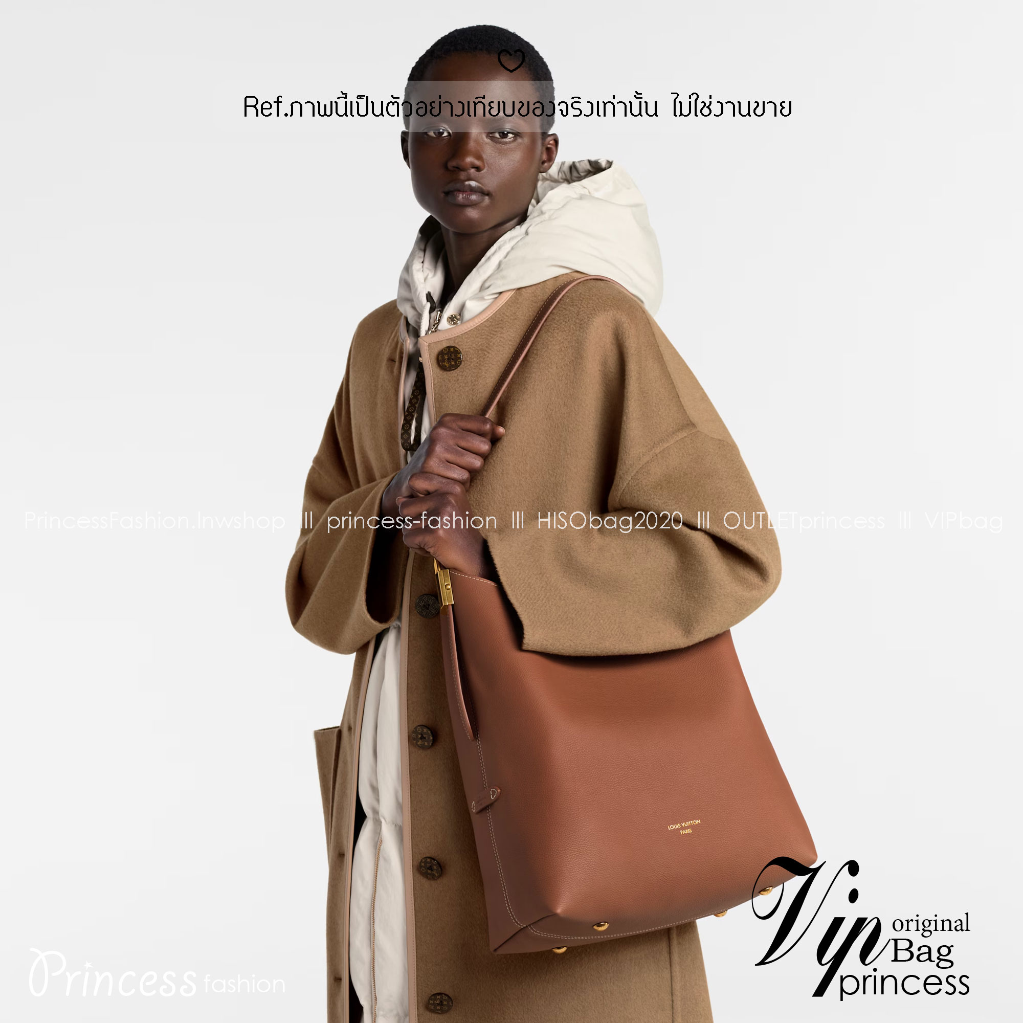 TOP ORI | หนังแท้ LV Low Key Hobo MM Bag เกรดเทียบแท้เทพดีสุด กระเป๋าสะพายทรงโท้ทรุ่นใหม่ เผยความเรียบหรูมีระดับด้วยรูปทรงเรียบง่ายและงานฝีมือประณีตไร้ที่ติ