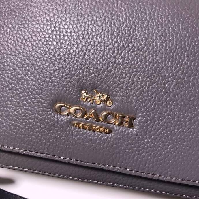 COACH SMALL JES MESSENGER WITH SIGNATURE CANVAS STRAP
