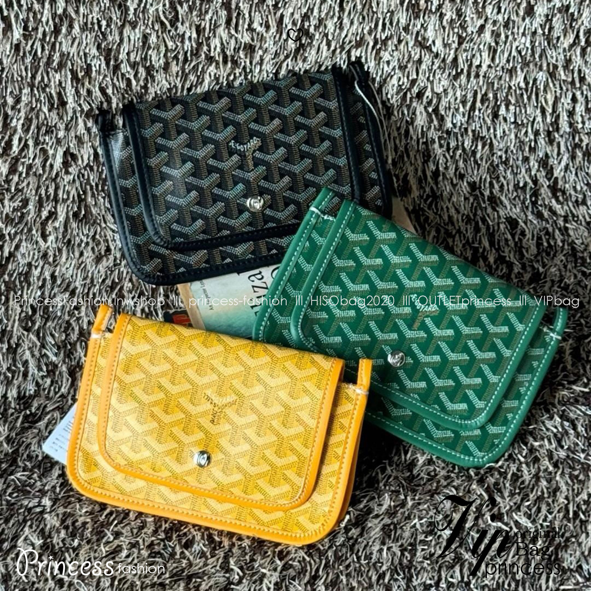 Goyard Plumet Rocket Wallet กระเป๋าสะพายใบเล็กกะทัดรัด ดีไซน์กระเป๋าสตางค์ มีช่องเพียงพอสำหรับใส่ธนบัตร เงินสด เอกสารต่าง ๆ