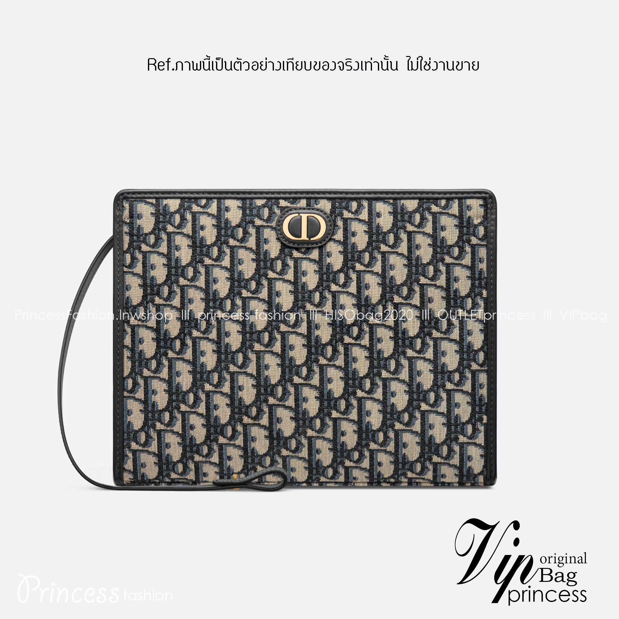CD 30 MONTAIGNE DEA POUCH Dior Oblique กระเป๋าทรงพอชสุดชิค ที่มีทั้งความหรูหราและสปอร์ตในตัว พกพาง่าย ใช้งานสะดวก