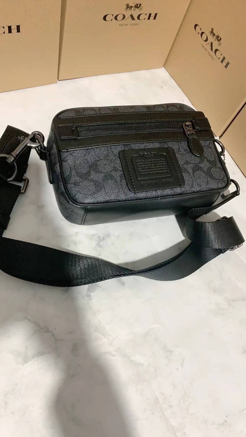 Coach Academy Crossbody In Signature Canvas