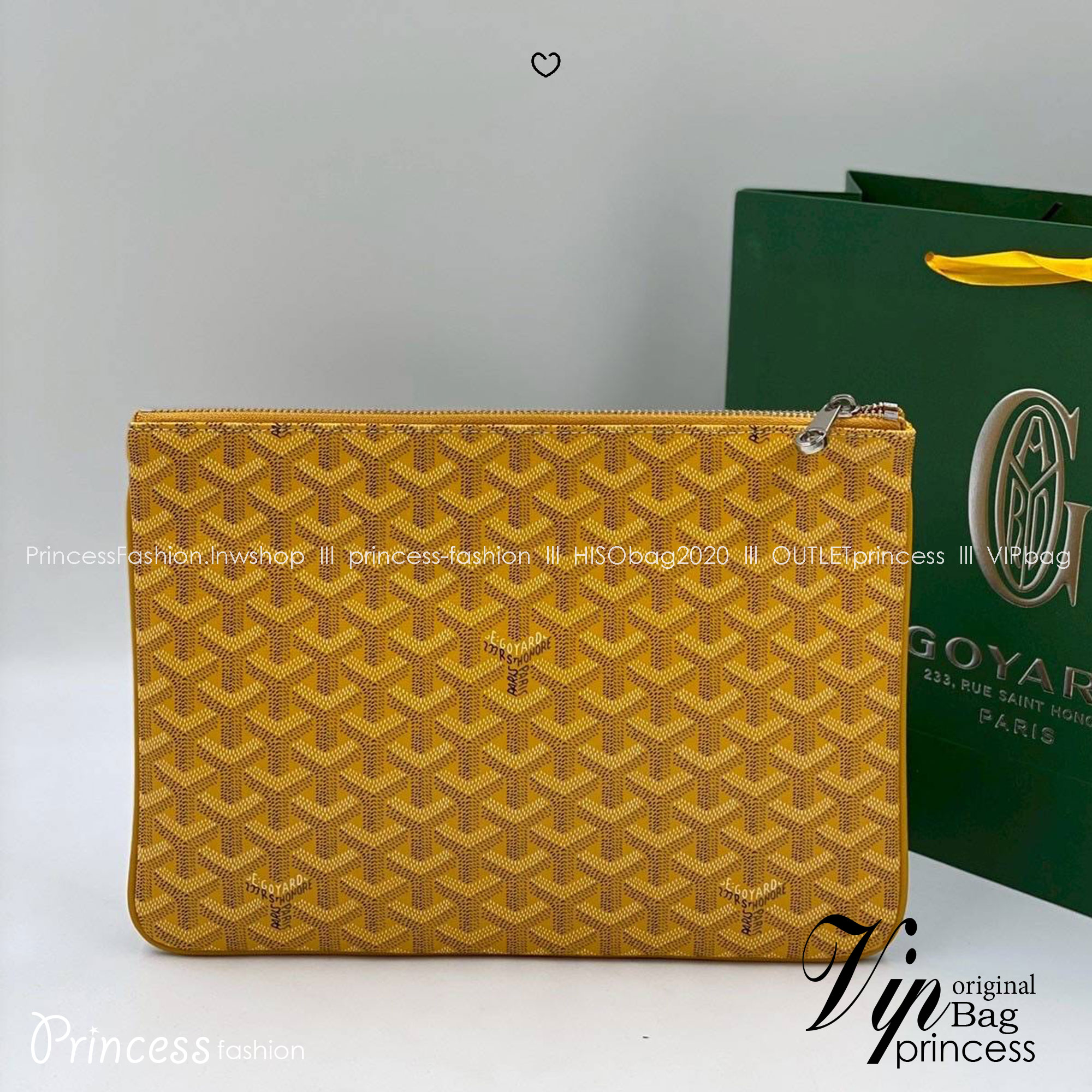 ORI หนังแท้ | GOYARD Senat MM Pouch / GOYARD Clutch Bag กระเป๋าทรงพอชคลัช ใช้เป็นกระเป๋าจัดระเบียบสำนักงานได้ เหมาะสำหรับใส่เอกสารขนาด A4, จัดระเบียบสิ่งของในกระเป๋า หรือใช้เป็นกระเป๋าคลัตช์สำหรับใช้ในชีวิตประจำวัน