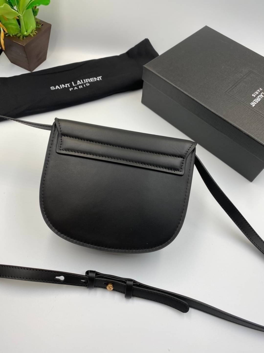 VIP 】หนังแท้ YSL SAINT LAURENT BORSA SATCHEL KAIA PICCOLA IN MORBIDA PELLE พร้อมส่งที่ไทย