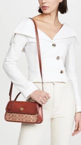 OUTTLET 】Auth Coach 1941 Turnlock Clutch Crossbody Bag พร้อมส่งที่ไทย