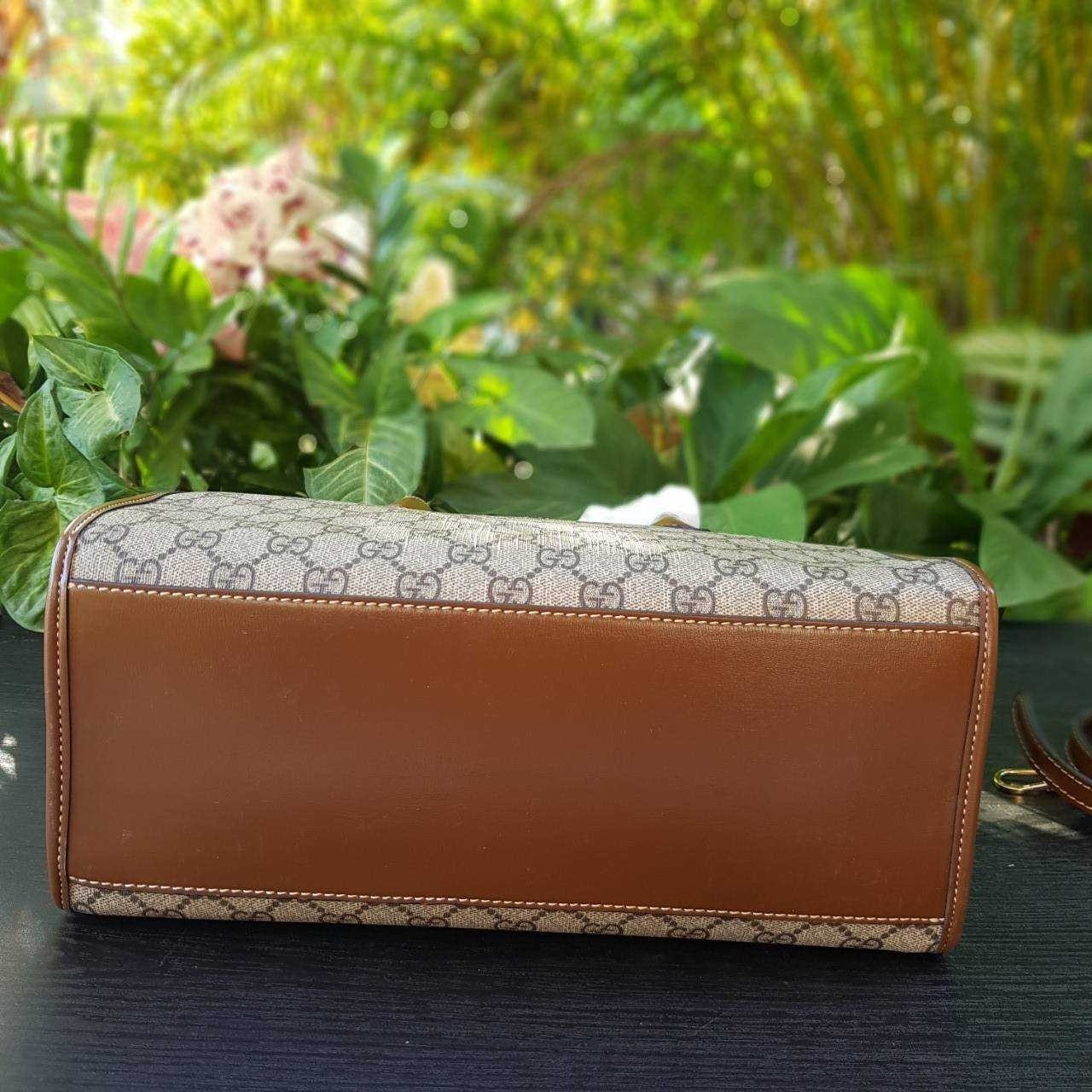 GUCCI Small tote bag with Interlocking G กระเป๋าทรงTOTE ใบใหญ่สุดหรูหรา คลาสสิค จุของได้เยอะ มาพร้อมสายสะพายยาว