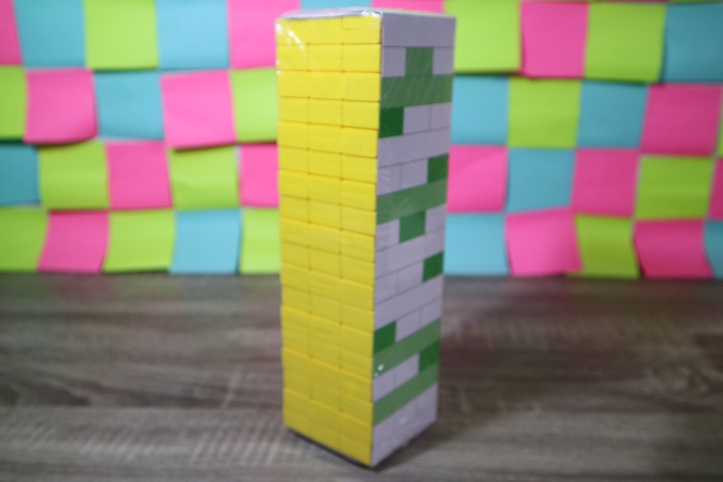 เจงก้าพลาสติก 54 ชิ้น 18 ชั้น