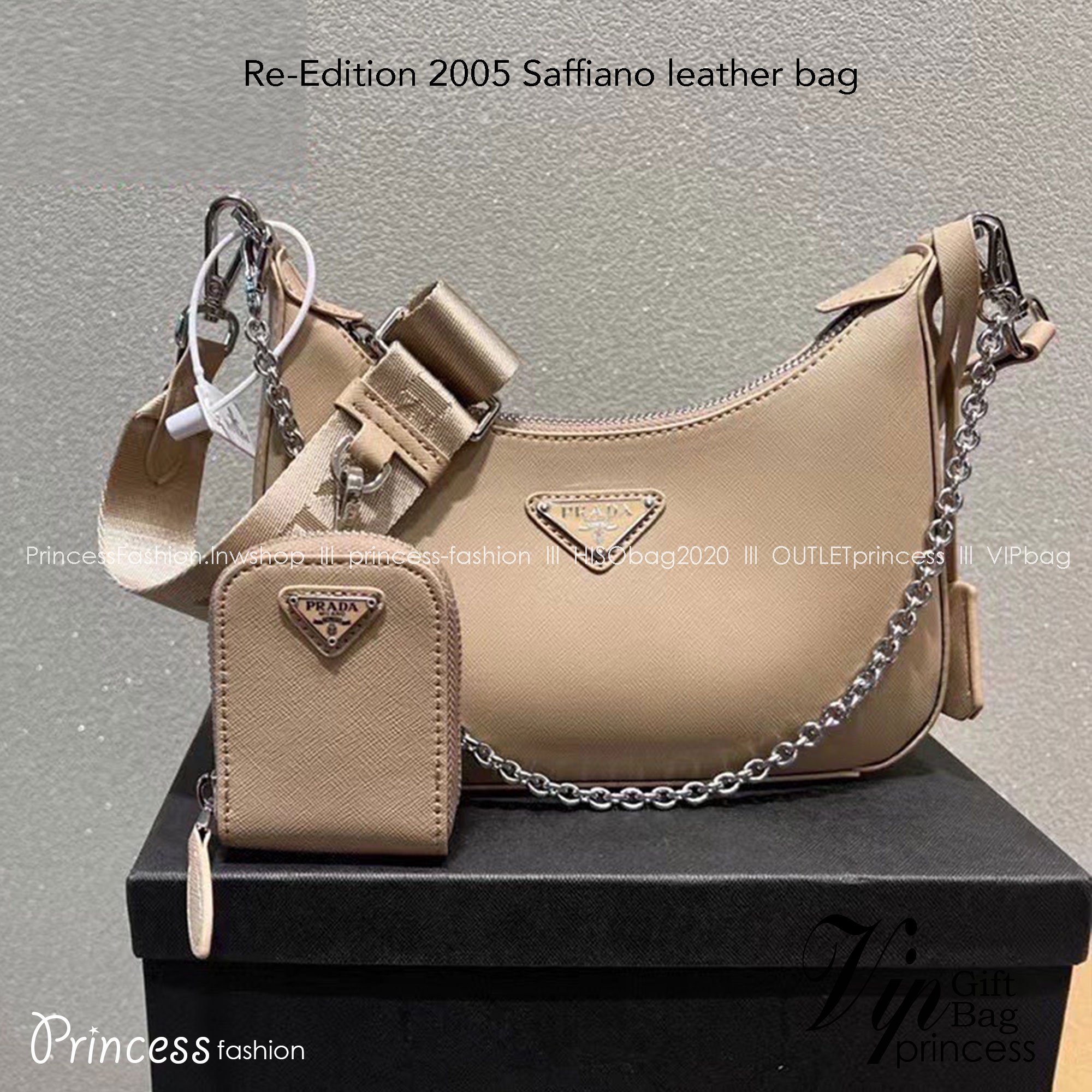 Prada Re-Edition 2005 Saffiano leather bag / PRADA COLLECTION SS22 🔥 HOTS ITEM มาเเรงสุดตอนนี้ น่ารักมากๆ สีพาสเทล สีสายฝอ มาแบบจัดเต็มมาก ถือเกร๋ๆคาเฟ่ต้องลงเเล้วล่ะเเม่ หรูหราเลยค่า ปังสุดดด