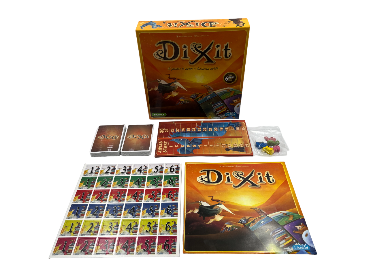 บอร์ดเกม ฝึกเชาว์ปัญญา สร้างปริศนารูปภาพ Dixit