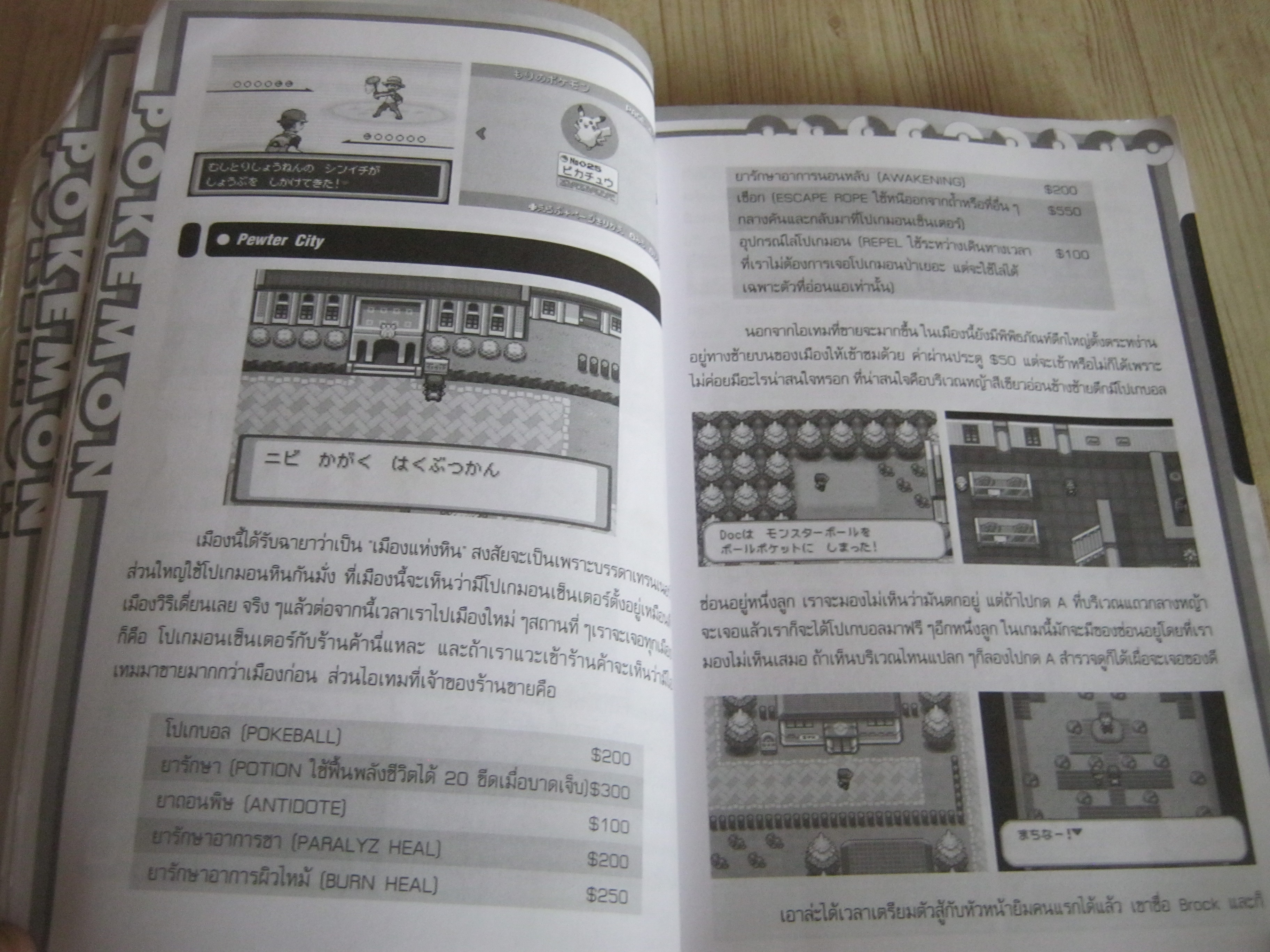 คู่มือเฉลยเกม POKEMON FIRE RED GREEN