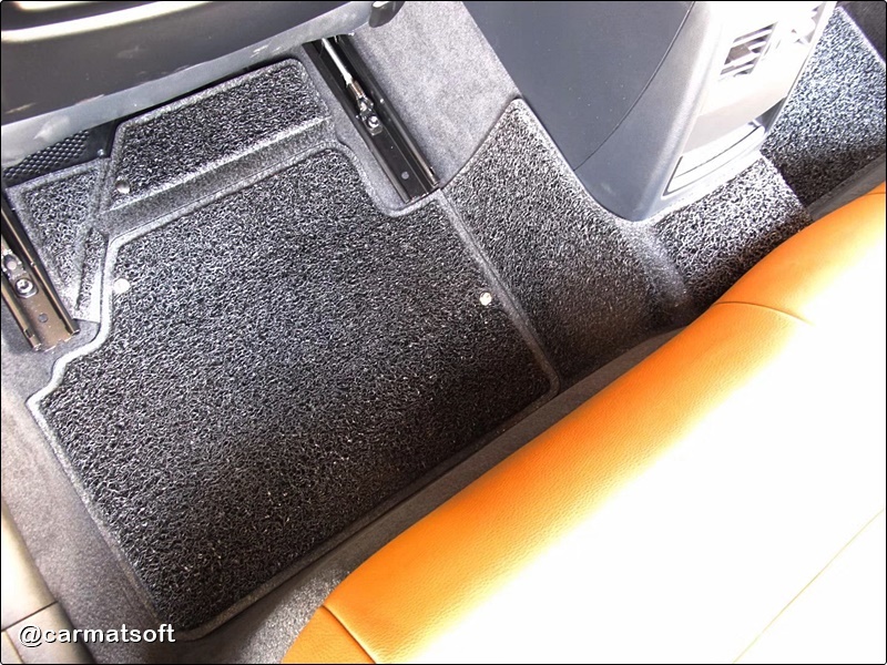 พรมดักฝุ่นไวนิลกุ๊นขอบ BMW SERIES 3 E90 (2005-13) พรมดักฝุ่นในรถ สีดำ เกรดA หนานุ่ม 5ชิ้น