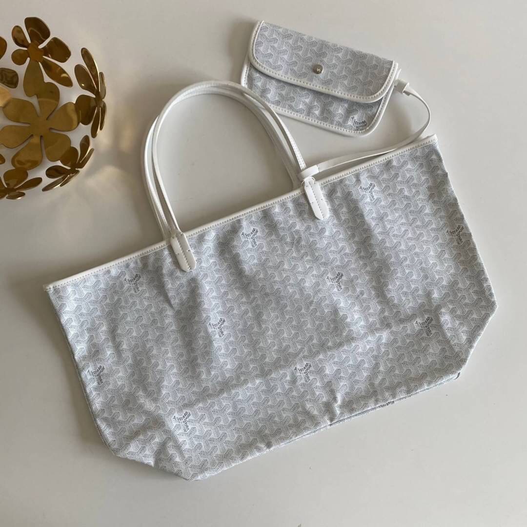 VIP 】หนังแท้ GOYARD SAINT LOUIS GM TOTE BAG กระเป๋าทรง SHOPPING ขนาดใหญ่กำลังดี สวยหรูคลาสสิคไม่มีเอ้าท์ ภายในโล่งกว้าง ใส่สัมภาระได้เยอะจุใจพร้อมส่งที่ไทยจองด่วนเลยค่ะ!