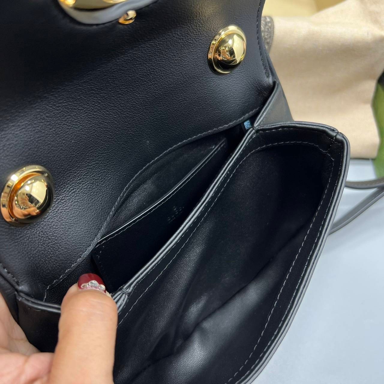 GUCCI Blondie mini bag เกรดเทพออริจินล หนังแท้ ภาพถ่ายจากงานขายจริง ใช้งานต่างประเทศได้ ผ่านทุก ตม