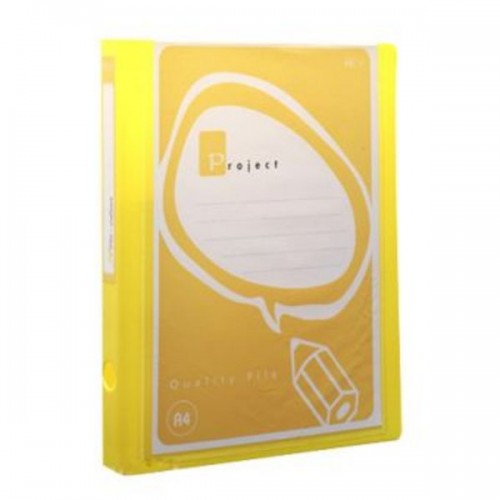 แฟ้ม 2 ห่วงสี A4 สัน 1 นิ้ว #A-995 ออร์ก้า ปกหน้าสอดปกได้