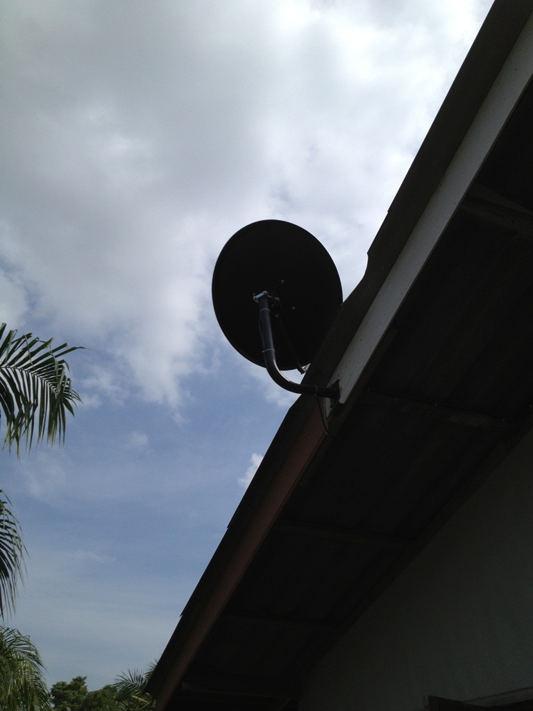 ชุดจานดาวเทียม PSI OK (TRUE TV) ขนาด 60 ซ.ม รวมค่าติดตั้ง