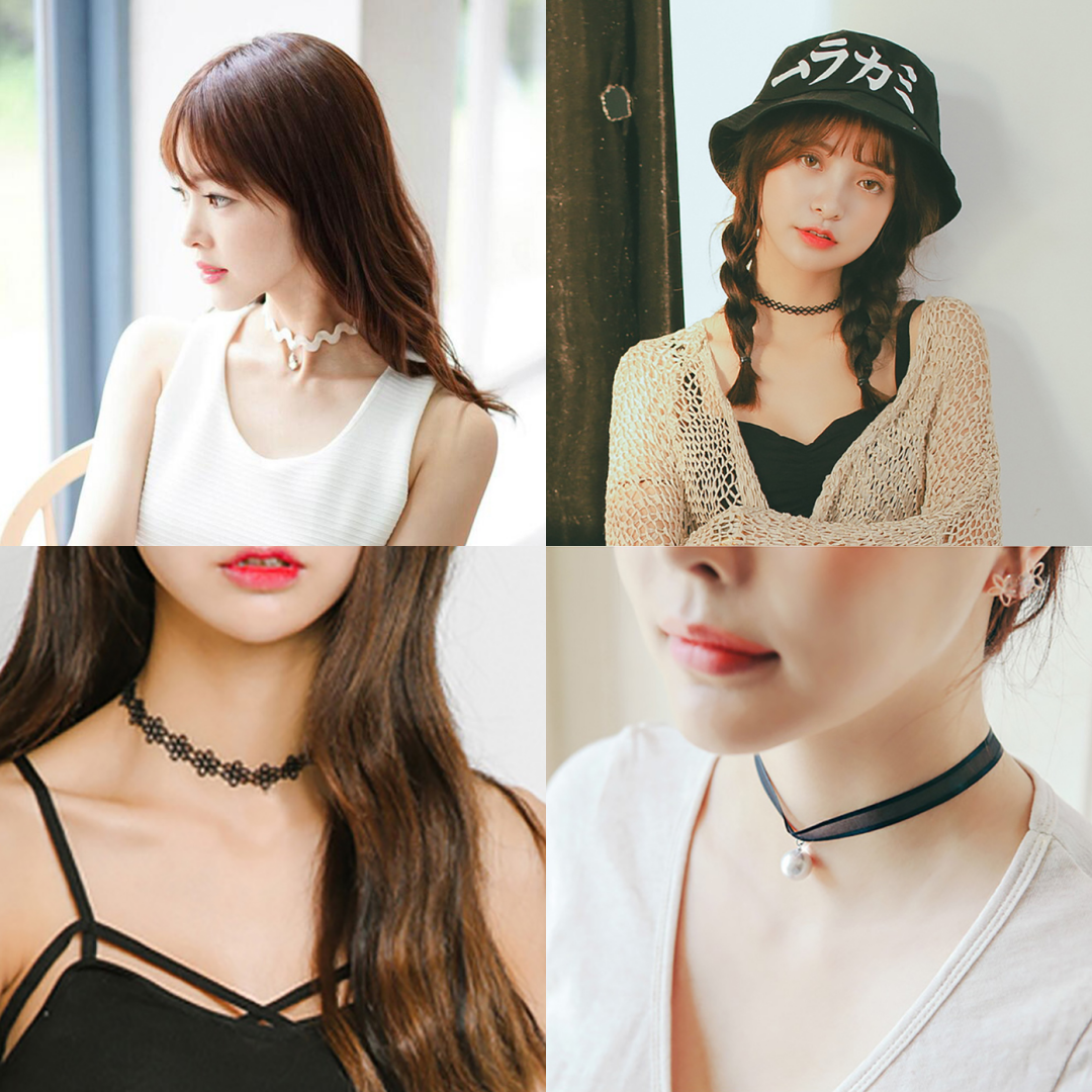 พร้อมส่ง 🥐 สร้อยคอโช้คเกอร์ผ้ากํามะหยี่สุ่มแบบ (IN35184)