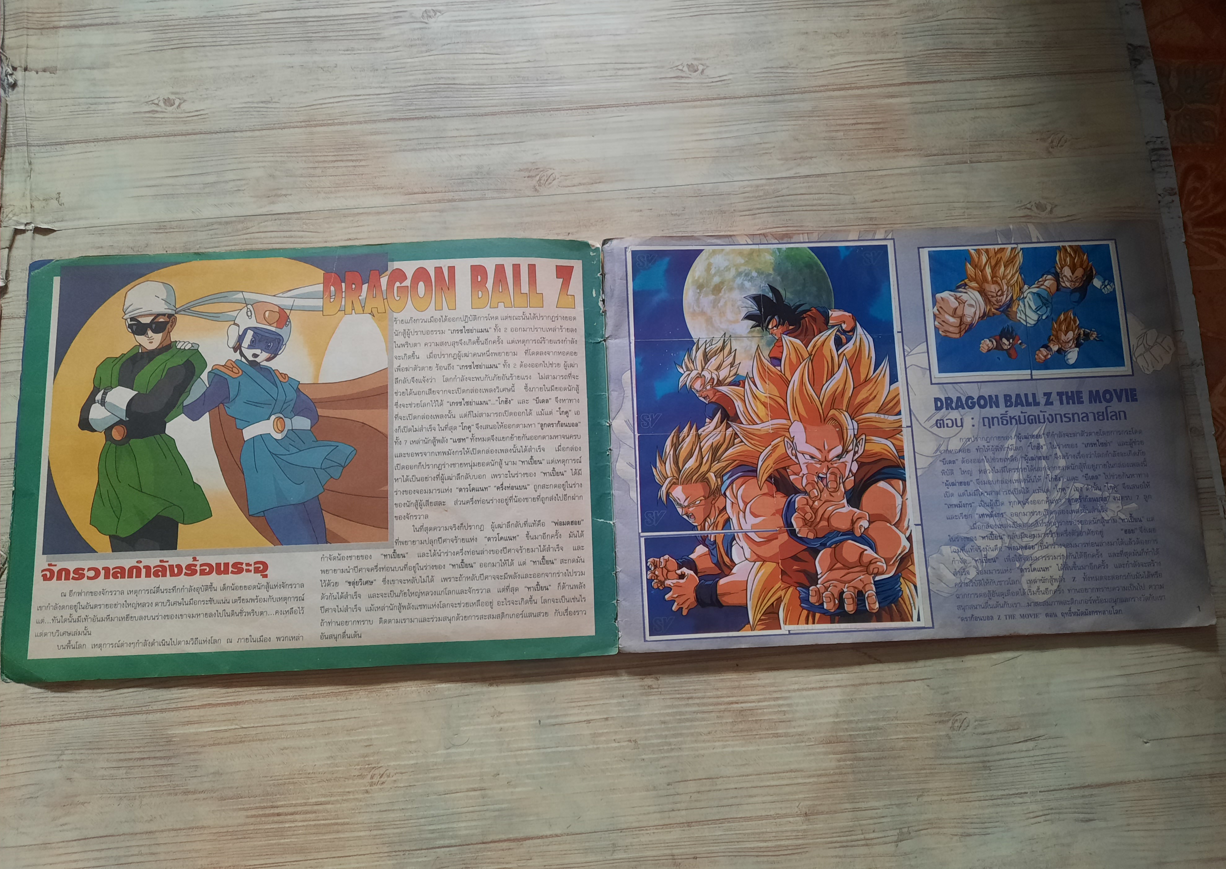 สมุดสะสมสติกเกอร์ DRAGON BALL Z***สินค้าหมด***