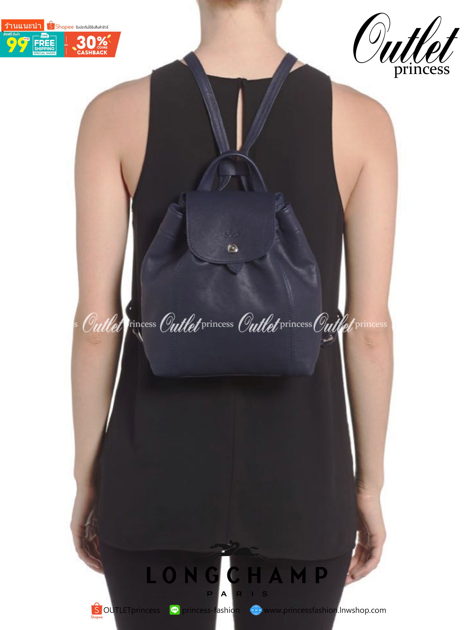 Longchamp Le Pliage Cuir Xs Leather Backpack แบรนด์ติดเทรนด์ตลอดไม่เคยเปลี่ยนกับ ทรง Le Pliage Cuir หนึ่งในตระกูลกระเป๋าสุดไอคอนิกจากแบรนด์ เมื่อรุ่น Le Pliage Cuir ในรูปแบบของหนังแกะ Metis ได้ถือกำเนิดขึ้นในปี 2012 เป้ที่มีการจัดการปรับดีไซน์ให้มีขนาดกำล