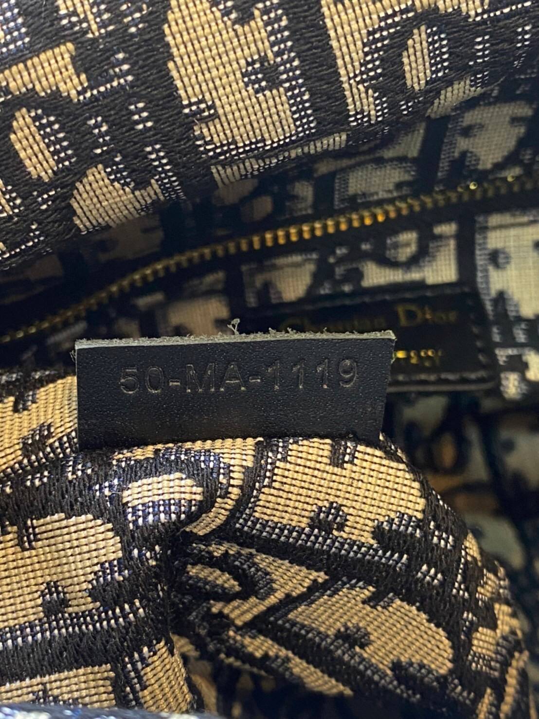 Medium Lady Dior Bag Natural Wicker and Dior Oblique Jacquard [Blue/Latte] เสน่ห์ที่สง่างาม พร้อมส่งที่ไทย ภาพสินค้าถ่ายจากงานขายจริง ใช้งานต่างประเทศได้ค่ะ