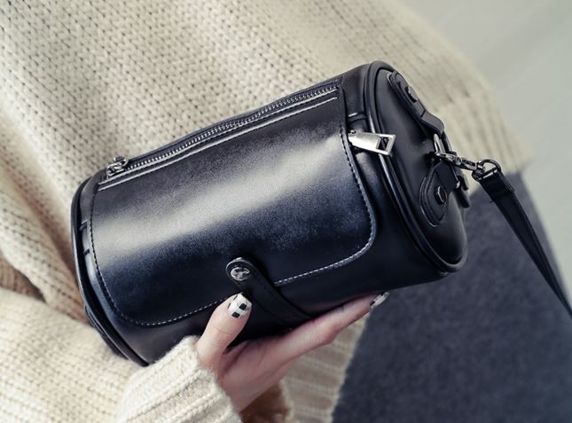 กระเป๋าสะพายข้าง ทรงกระบอก ขนาดกลาง กระเป๋าสะพาย แฟชั่น วัยรุ่น ทรงกระบอก หากแบบยาก ดีไซน์ สวยเท่ 151480