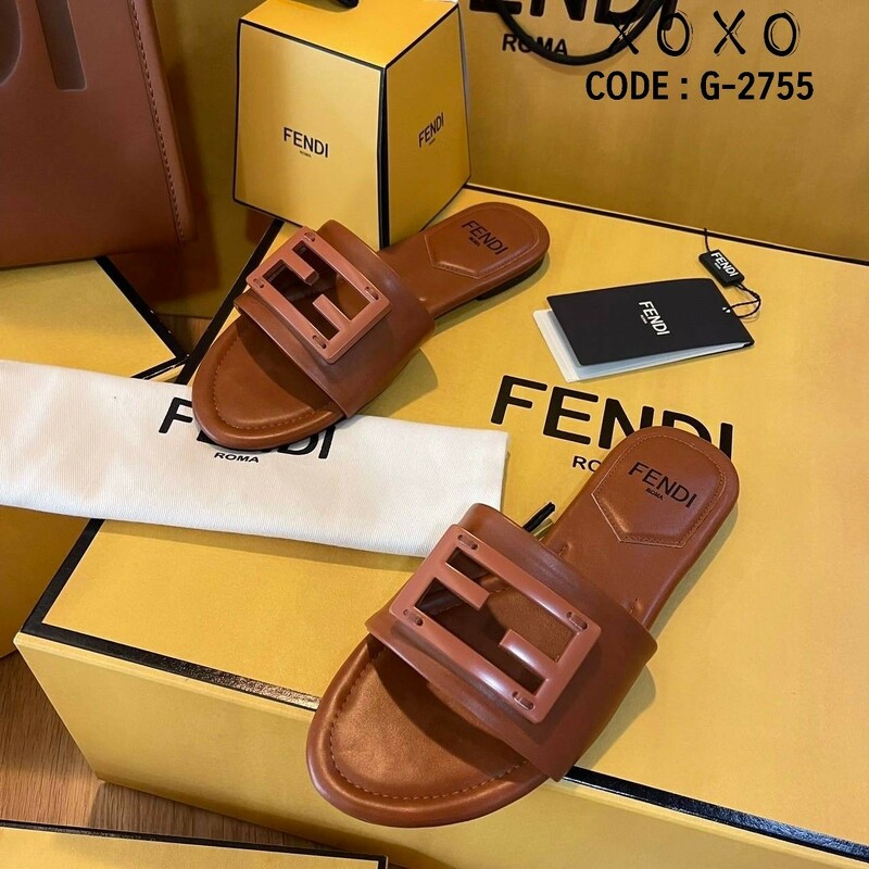 Fendi Sandals แตะฉลุโลโก้ งานชนช้อป งานจริงสวยมาก แอดมินบอกเลยต้องมี แมทส์ชุดง่าย น้ำกนักเบา