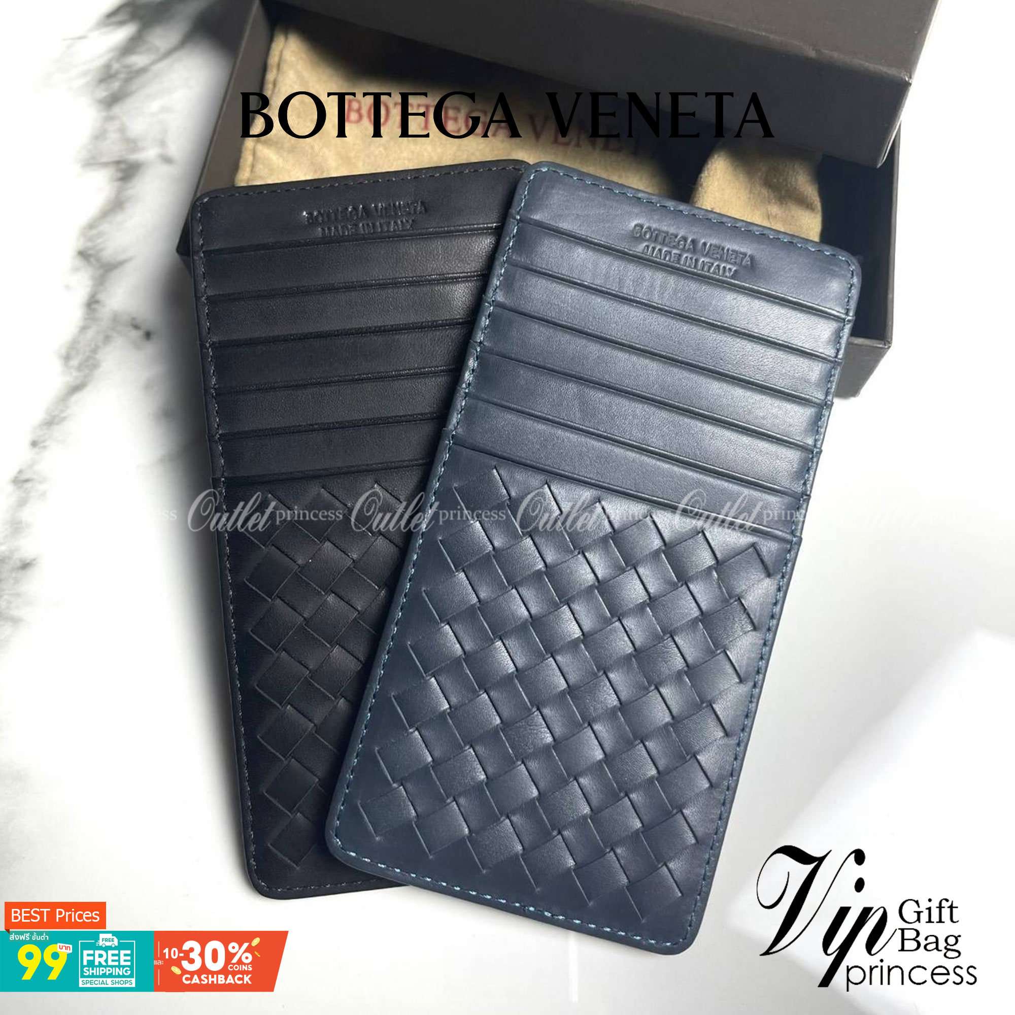 หนังแท้ BOTTEGA VENETA CARD HOLDER กระเป๋าใส่บัตรทำจากหนังแท้คุณภาพดีมาในราคาพิเศษ เป็นรุ่นที่หายาก เหมาะกับการใช้งานระยะยาว ยิ่งใช้หนังยิ่งสวยทนทานต่อการใช้งาน มาพร้อมกล่อง อุปกรณ์ครบ