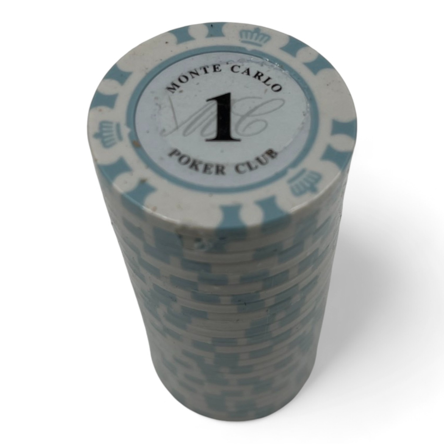 ชิปโป๊กเกอร์เกรดพรีเมี่ยมน้ำหนัก 14g.MONTE CARLO แถวละ 25เหรียญ(แยกขาย)