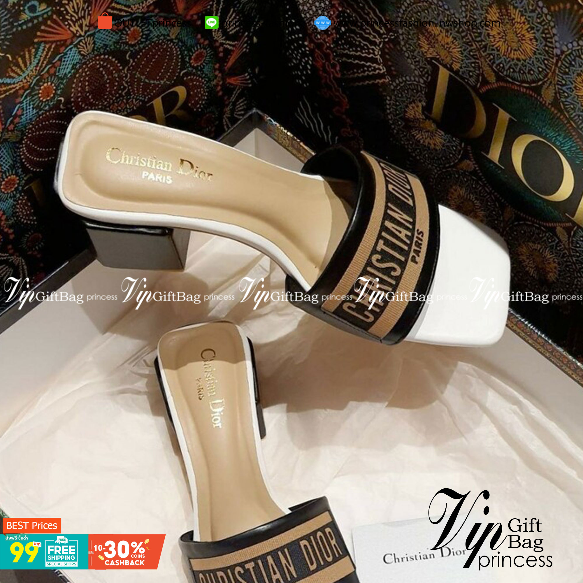 Christian dior รองเท้า งานสวม สวยเก๋ ดูแพงเกินราคาขาย สวมใส่ง่าย งานเรียบร้อย ส้นทรง 6 เหลี่ยม ใช้งานจริง ใส่สบาย ทรงตัวไม่เมื่อย