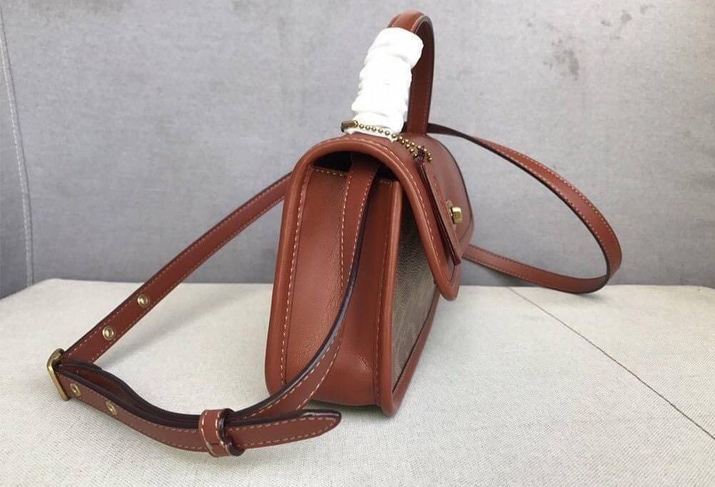 OUTTLET 】Auth Coach 1941 Turnlock Clutch Crossbody Bag พร้อมส่งที่ไทย