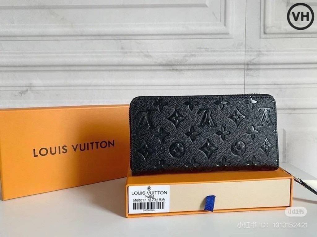 ORI หนังแท้ | LV Zippy Horizontal Monogram Shadow / LV LongWallet กระเป๋าสตางค์ใบยาว กระเป๋าสตางค์ซิปรอบ