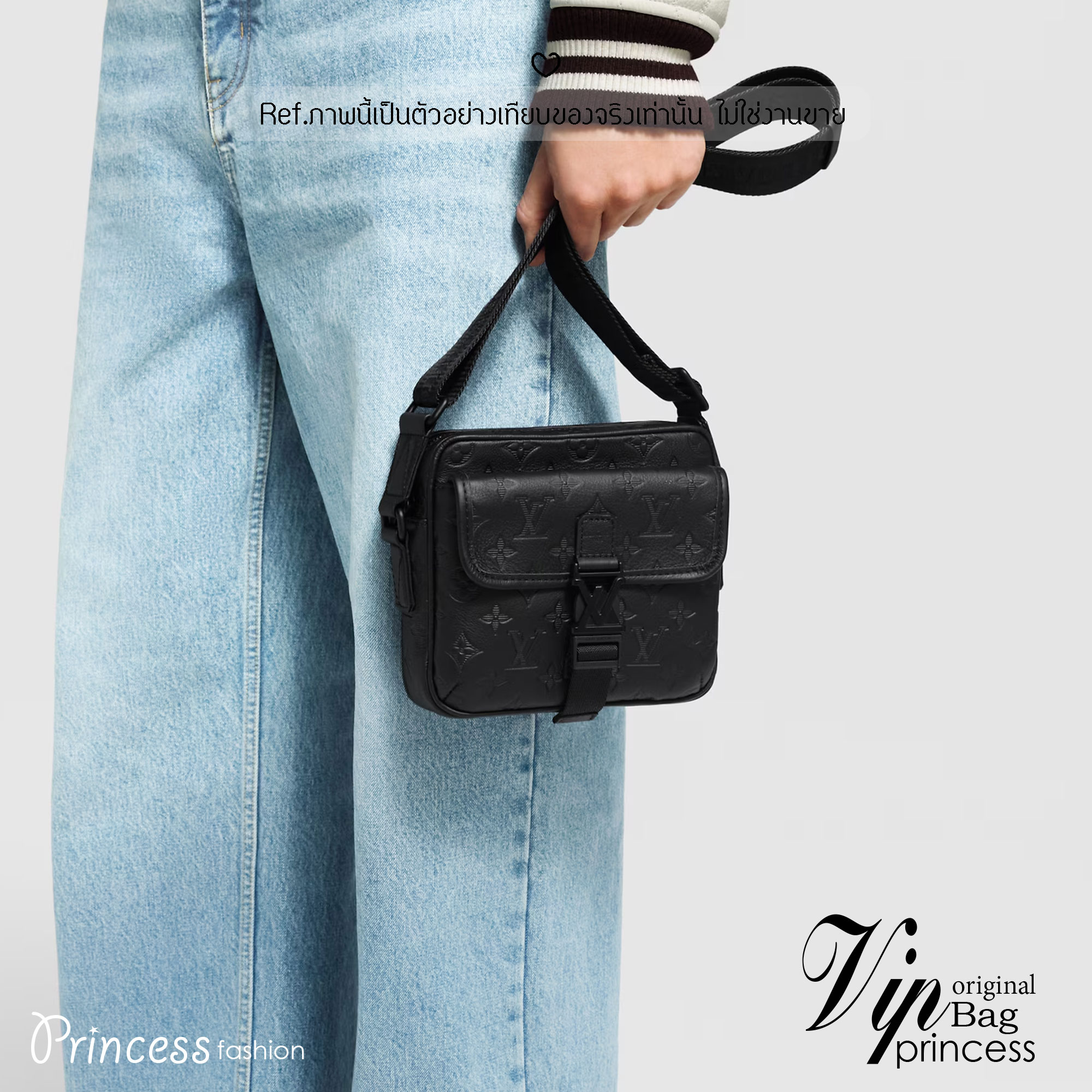 TOP ORI หนังแท้ | LV Getaway Messenger Bag กระเป๋าสะพายทรงแมสเซนเจอร์ ขนาดกะทัดรัดเพรียวบางตอบโจทย์การใช้งานเป็นได้ทั้งกระเป๋าเพาช์และกระเป๋าแมสเซนเจอร์ งานหนัง Monogram Shadow ผสานการประทับลาย Monogram อย่างกลมกลืน