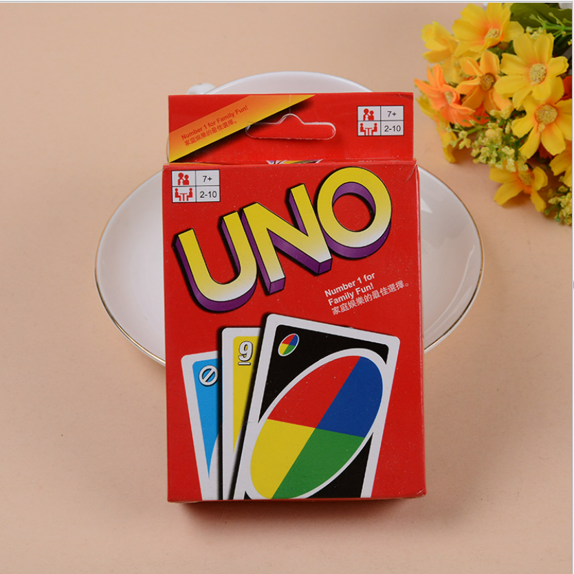 UNO อูโน่เกมต่อสีและอักษร(ไซส์ปกติ)
