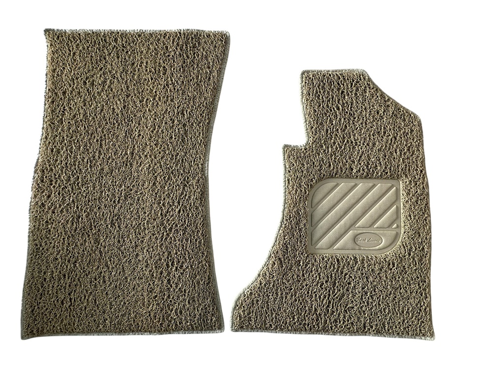 พรมดักฝุ่นไวนิล PORSCHE MACAN 2014-17 พรมดักฝุ่นในรถ ปอร์เช่ มาแคน สีครีม เข้ารูป 5ชิ้น