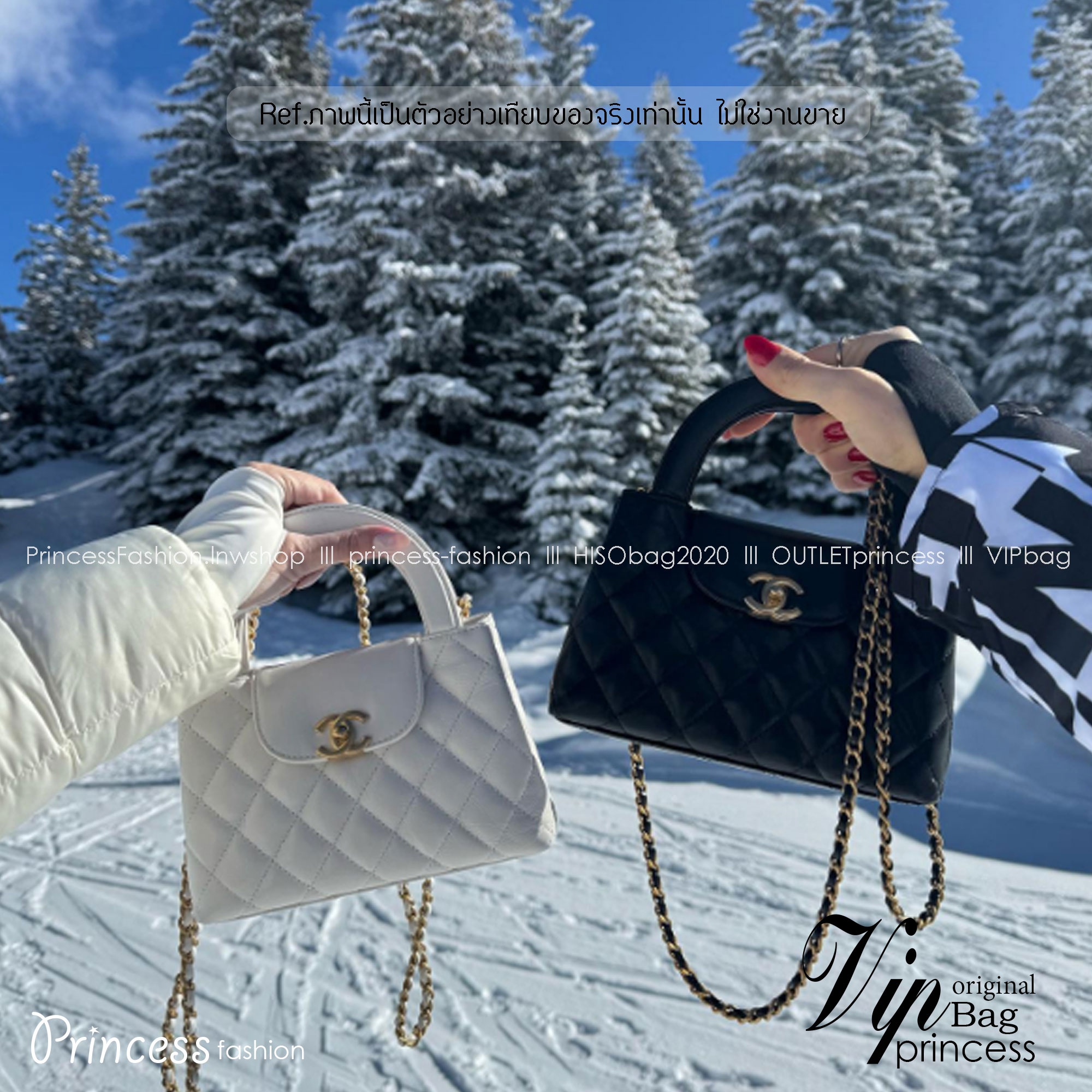 CHANEL KELLY MINI BLACK กระเป๋าสะพายมือจับในตัวไซส์มินิ หนังแท้ เกรดออริ ท็อป สลับแท้ 1:1 ผ่านทุก ตม ใช้งานต่างประเทศได้