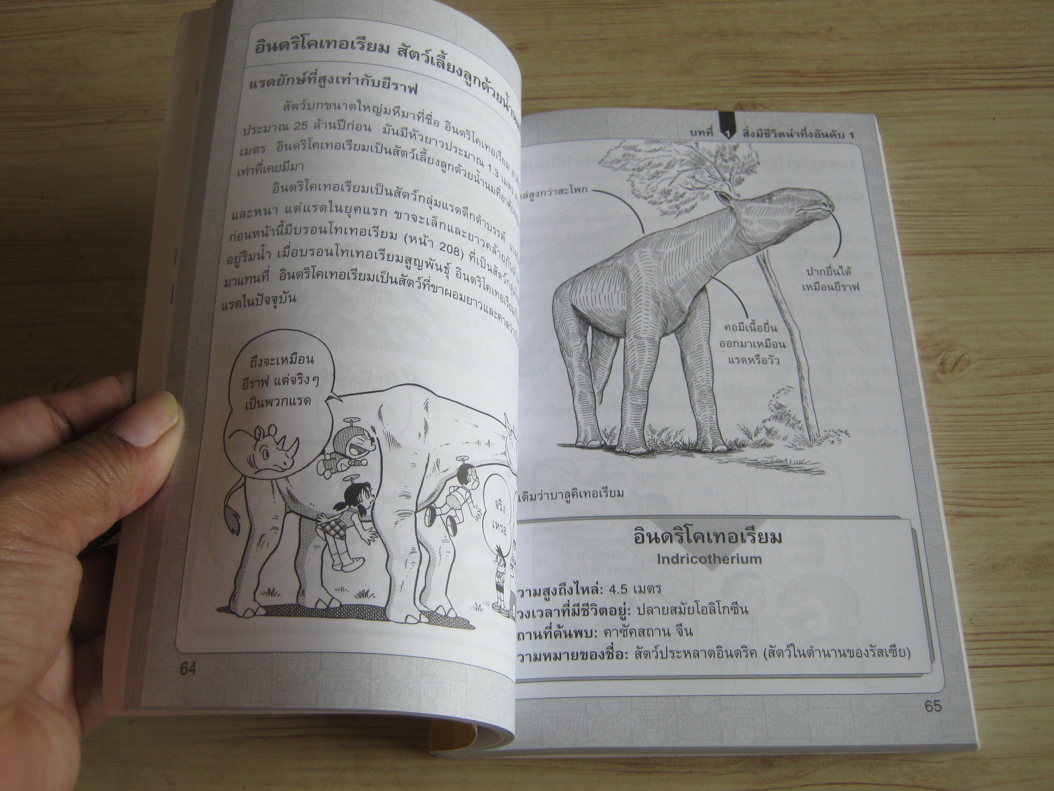 โดเรมอนตะลุยโลกสัตว์ดึกดำบรรพ์ พิมพ์ครั้งที่ 2 Fujiko F. Fujio ต้นฉบับ Kitamura Yuichi เรื่อง กัญจน์ณัฎฐ์ สิงห์ที แปล