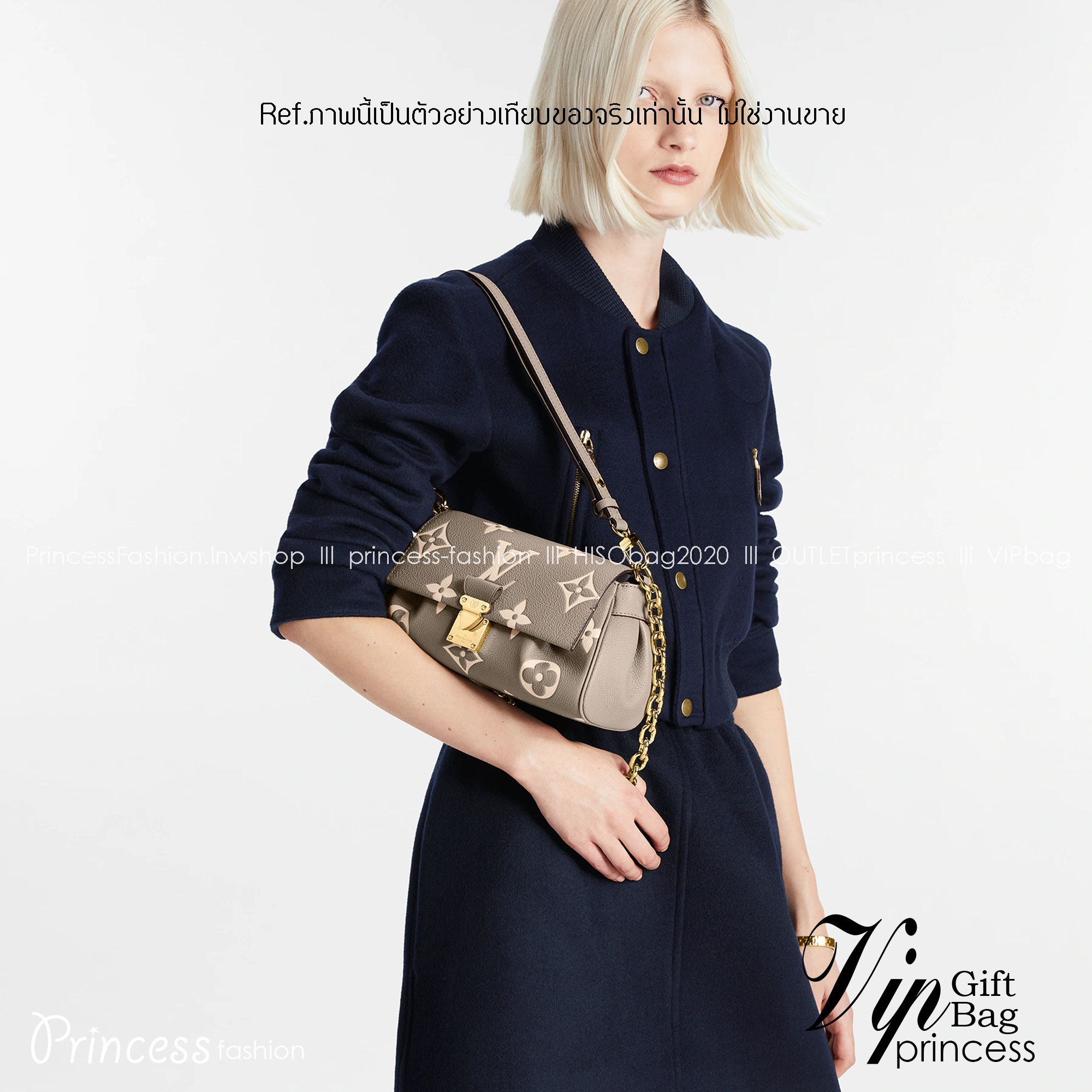 LV Favorite Bicolor Monogram Empreinte Leather - Handbags / LV FAVORITE BAG กระเป๋าสะพายคอลใหม่ล่าสุด สวยหรู ดูแพง ดีไซน์รูปทรงออกมาให้ใช้งานได้ง่าย เปิด-ปิดด้วยอะไหล่แม่เหล็ก ภายในโล่งกว้าง