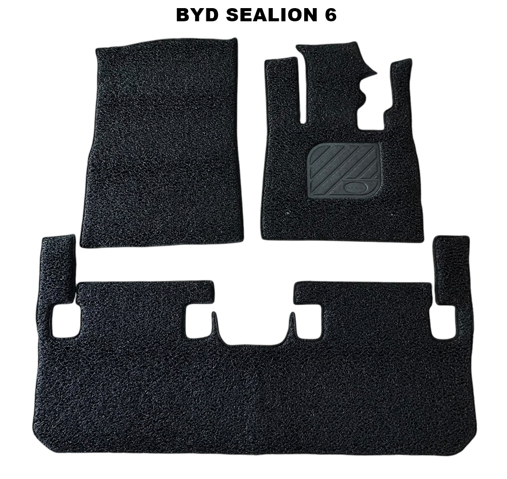 พรมดักฝุ่นไวนิล BYD SEALION 6 2024 พรมดักฝุ่นในรถ บีวายดี ซีไลอ้อน 6 เข้ารูป ภายในรถ 3ชิ้น