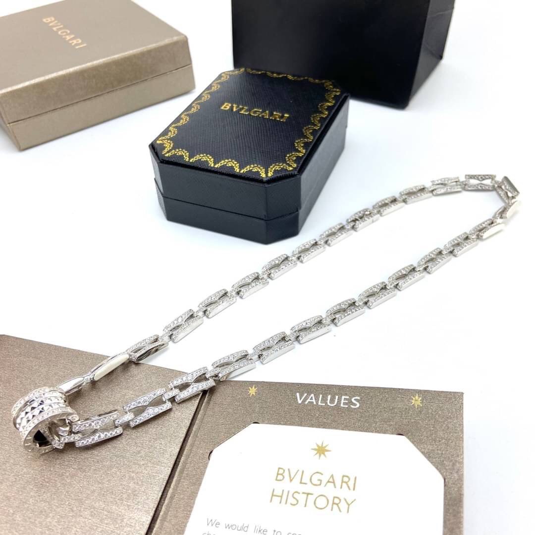 BVLGARI Necklace B.zero1 46cm สร้อยคอบุลการี ภาพสินค้าถ่ายจากงานขายจริง ใช้งานต่างประเทศได้