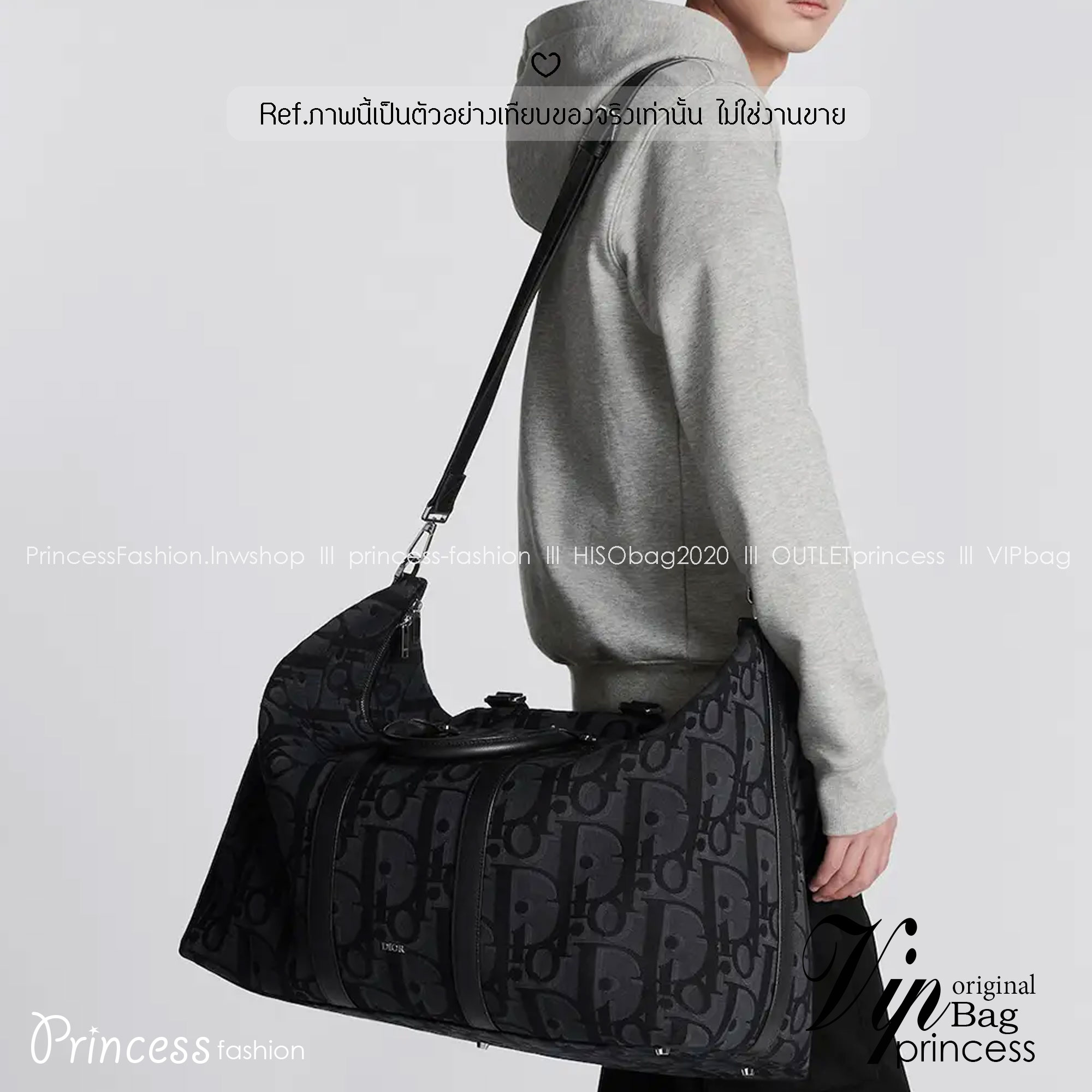 DIOR Weekender 40 Maxi / DIOR Keepall กระเป๋าสะพายใบใหญ่ Maxi Dior Oblique - Men's Fashion จุของได้เยอะ หรูหรามีระดับเป็นเอกลักษณ์