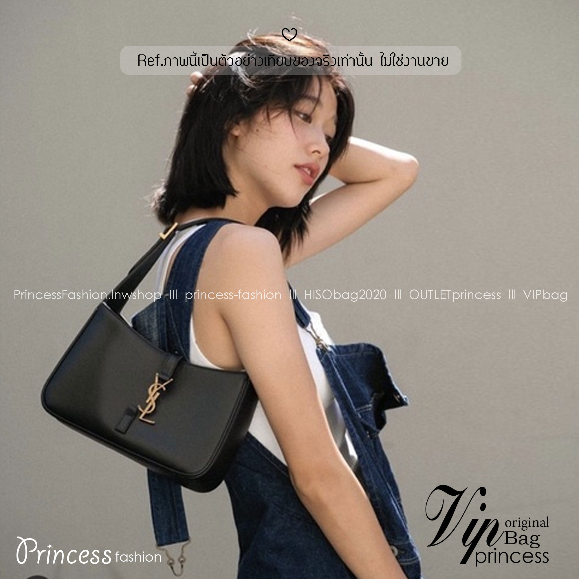 YSL le 5 à 7 Hobo Bag กระเป๋าสะพายไหล่ดีเทลหรู ฮอตไม่หยุด ฉ่ำสุดตัวแม่ คลาสสิค ดีเทลหรู สวยครบทุกมุมตอบโจทย์ทุกไลฟ์สไตล์ ใช้งานได้ง่ายและสะดวก หนังเรียบสวยน้ำหนักเบา คมชัด ดูแพงที่สุด