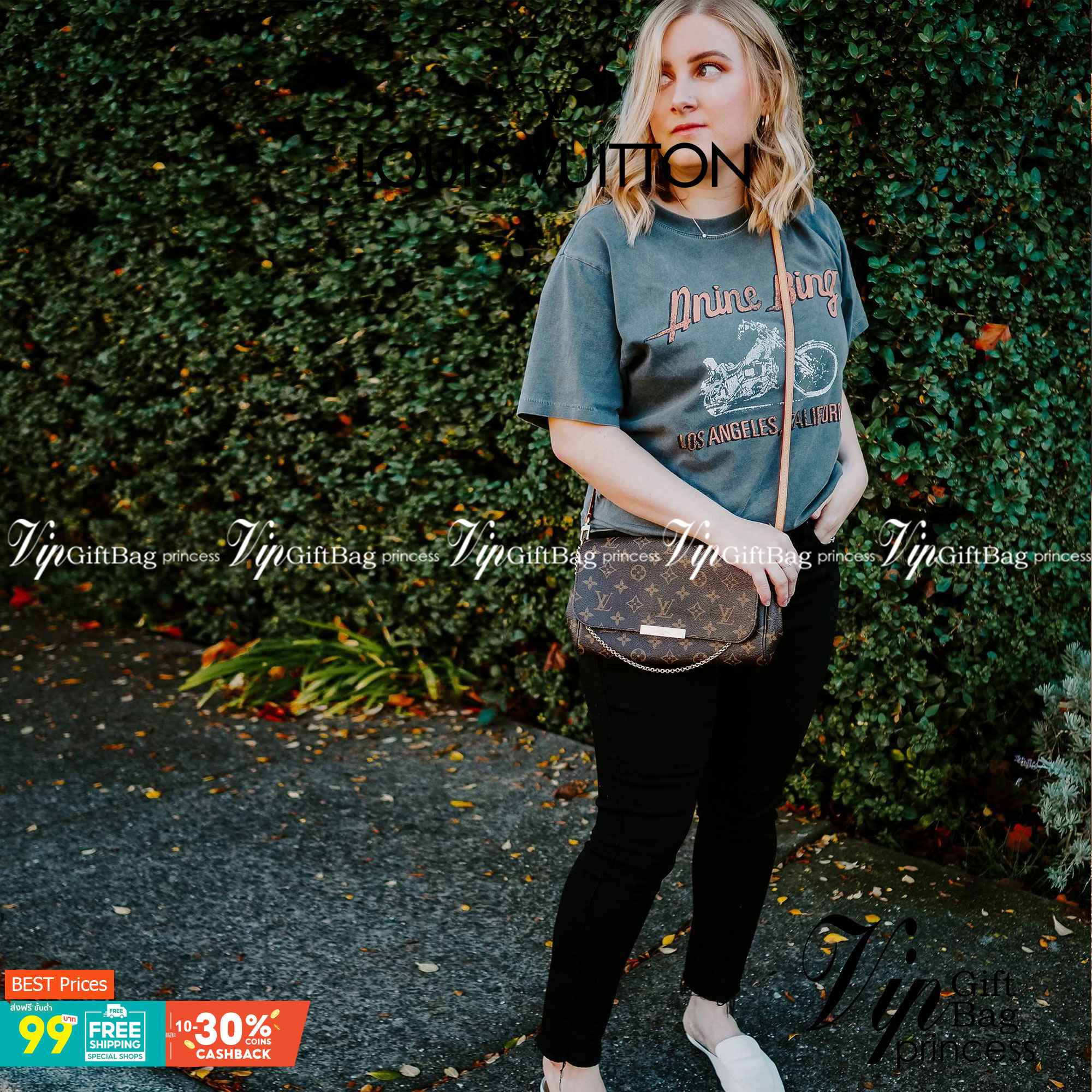 LV CROSSBODY CHAIN BAG rare item!! วัสดุหนังแคนวาส คมชัด หรู เปิด-ปิดกระเป๋าด้วยแถบแม่เหล็ก ภายในเป็นช่องโล่ง ใส่ของใช้สำคัญได้สบายๆ มือถือ พาวเวอร์แบงค์ เครื่องสำอางค์ ของจุกจิกได้หมดจ้า มาพร้อมสายสะพายโซ่ และสายสะพาย crossbody ถอดออกได้ พร้อมเสิร์ฟความส