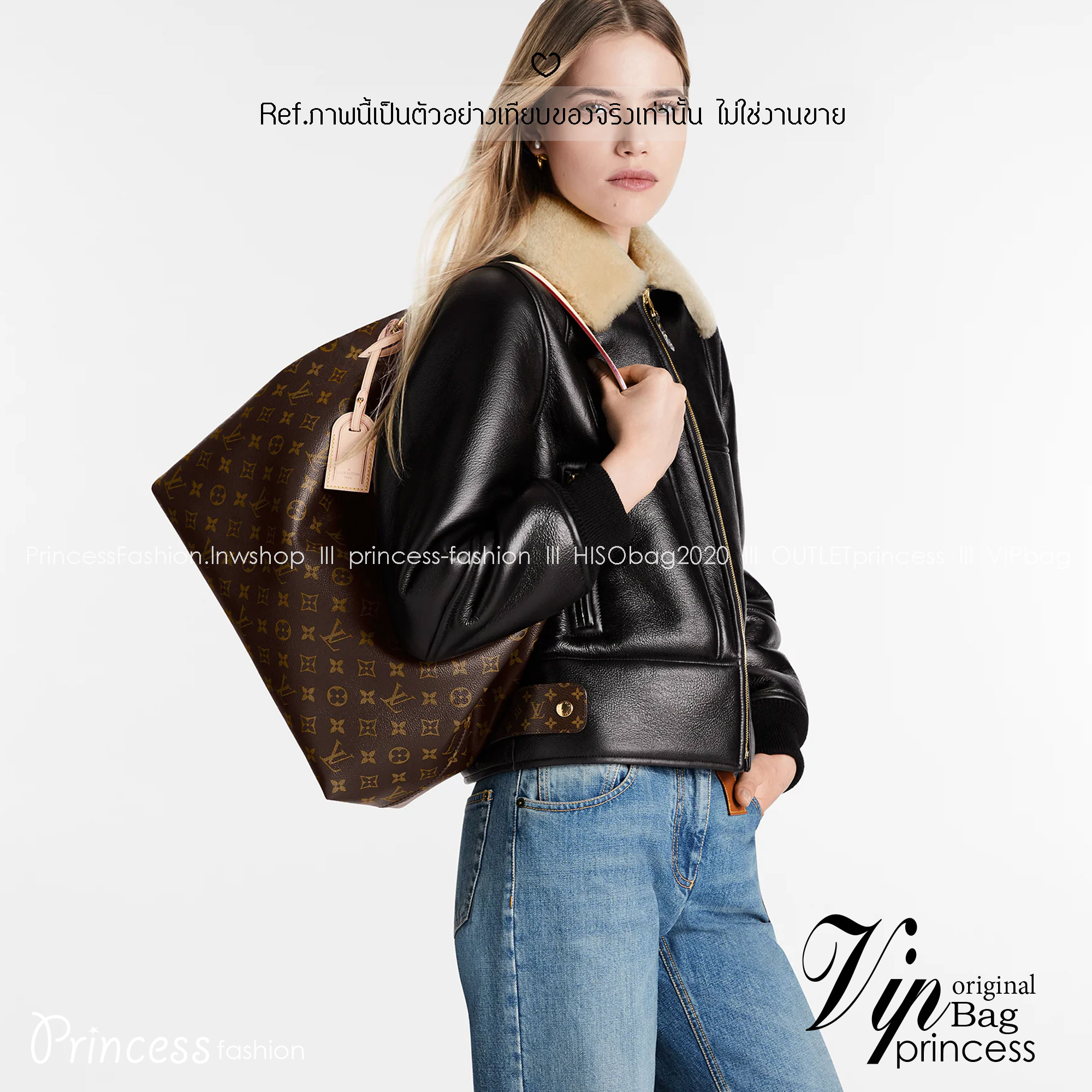 LV Graceful MM Monogram Canvas กระเป๋าสะพายทรงโท้ทใบใหญ่จุใจ จุของได้แบบสบายๆ ดีไซน์ใหม่เรียบหรูดูแพง ที่ฮอตที่สุดในตอนนี้ สะพายไปเที่ยวต่างจังหวัดคือดีงามมากจ้า