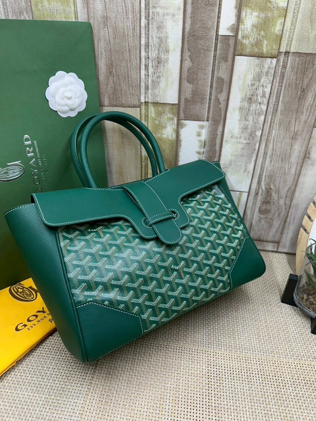 5 สี ORI หนังแท้ | Goyard Saigon Tote Bag กระเป๋าสะพายทรงโท้ท พร้อมหูจับใช้งานง่าย ภายในโล่งกว้าง หรูหราลงตัว