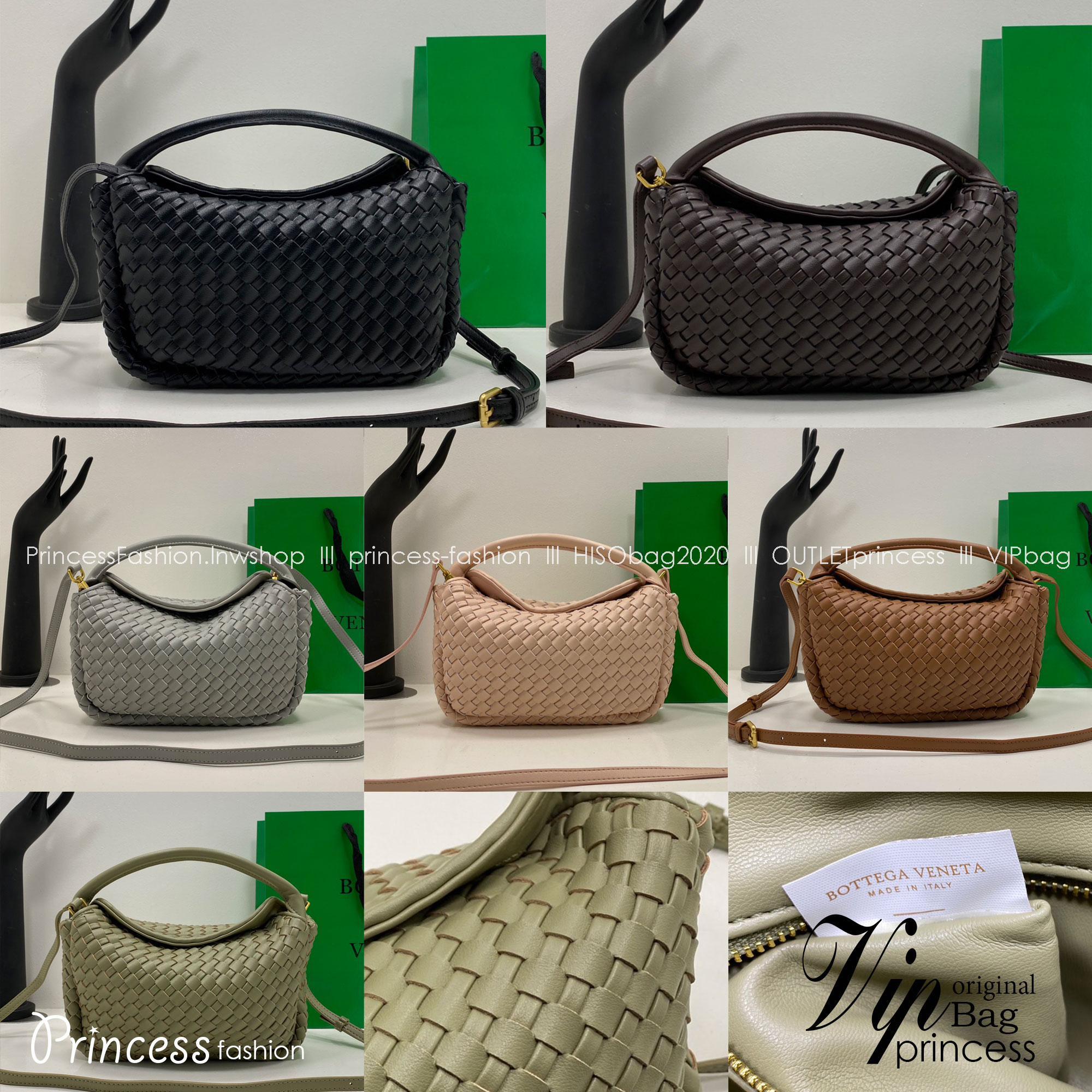 BOTTEGA intrecciato leather Snap Handle Handbag กระเป๋าถือ/สะพาย ดีไซส์สานเป็นเอกลักษณ์ หูจับในตัว หนังสวยงาม เกรดออริ สลับแท้ 1:1 ใช้งานต่างประเทศได้
